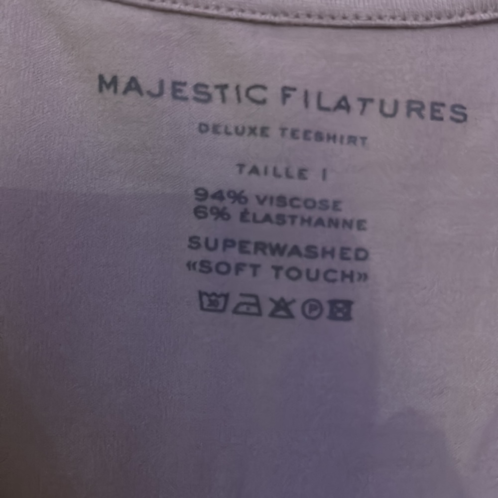 Majestic sleeveless neck slinky tee - Picture 2 of 8